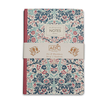 John H. Dearle Set of 2 Stitch Bound A5 Notebooks