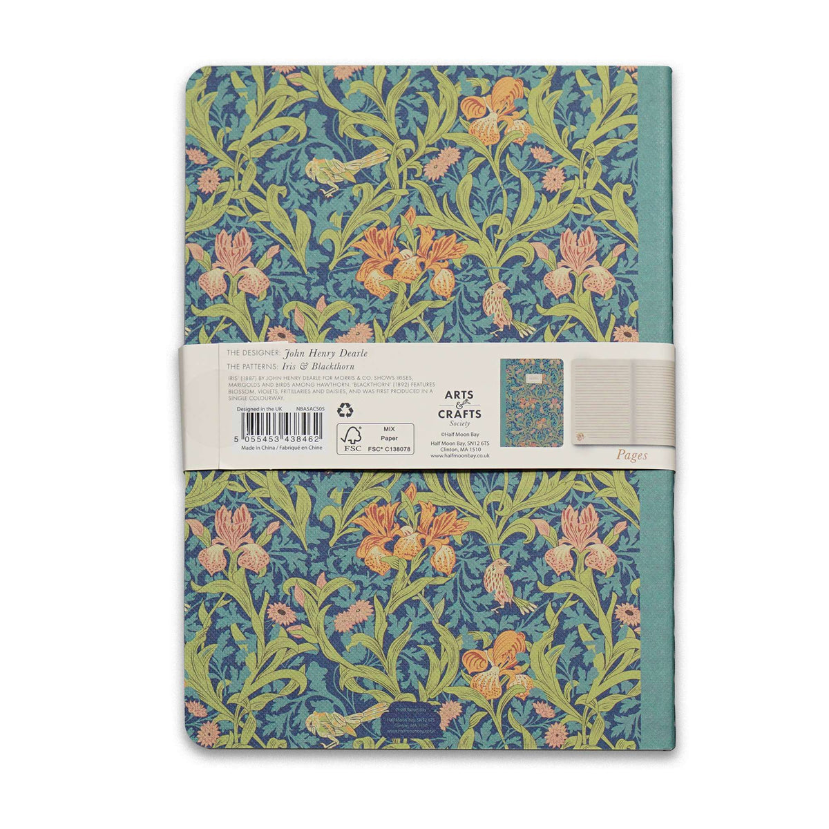 John H. Dearle Set of 2 Stitch Bound A5 Notebooks