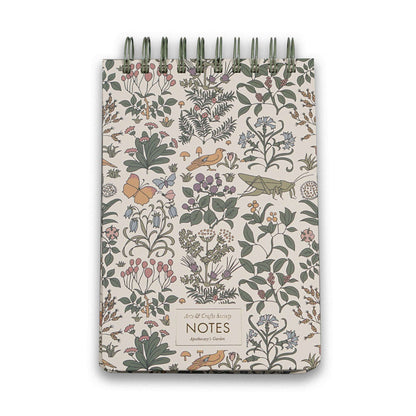 Charles Voysey Apothecary's Garden Oversized Spiral Bound Hardback A5 Notebook