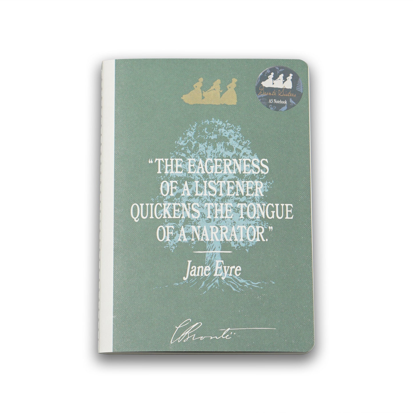 A5 Notebook Stitch Bound - Bronte Sisters