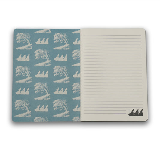 A5 Notebook Stitch Bound - Bronte Sisters