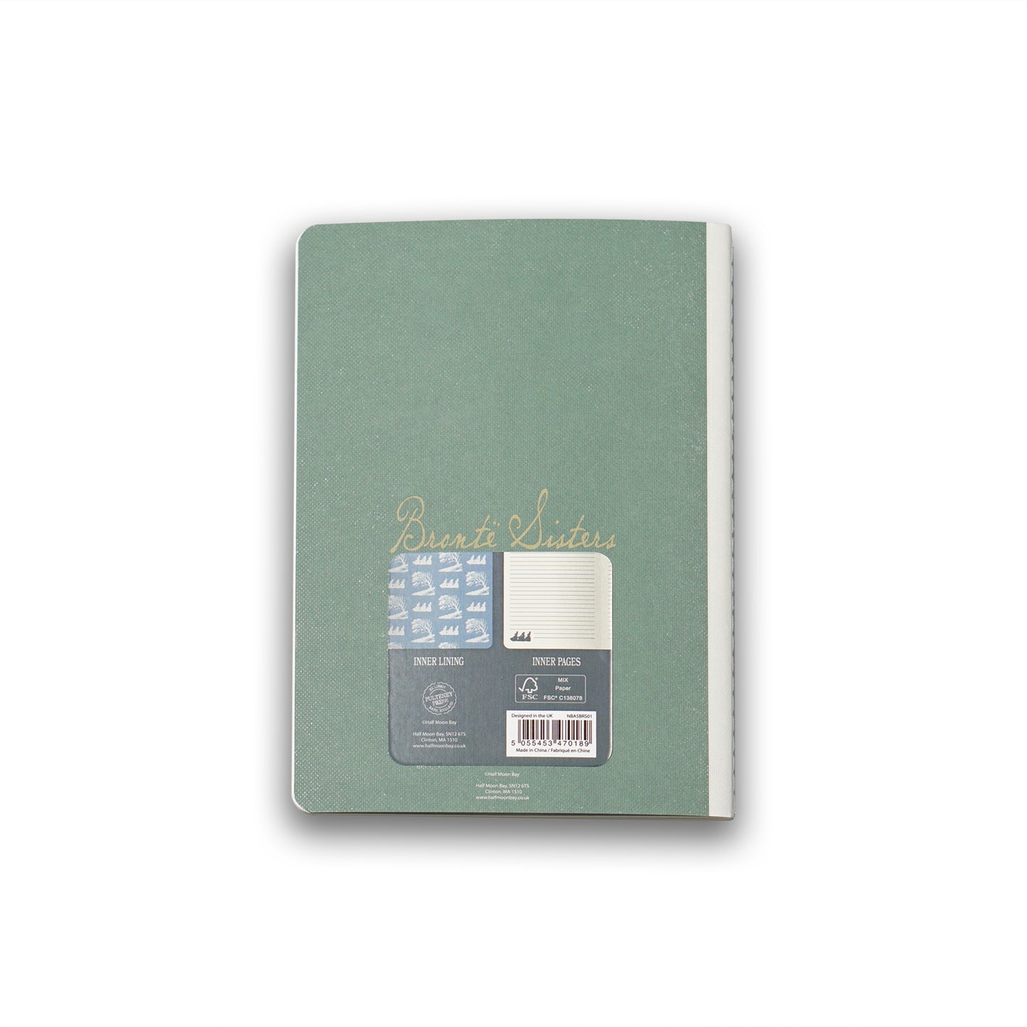 A5 Notebook Stitch Bound - Bronte Sisters