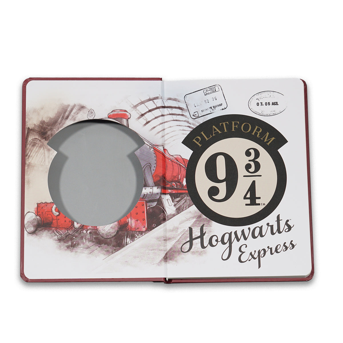 Harry Potter Platform 9 3/4 A5 Die-Cut Reveal Notebook