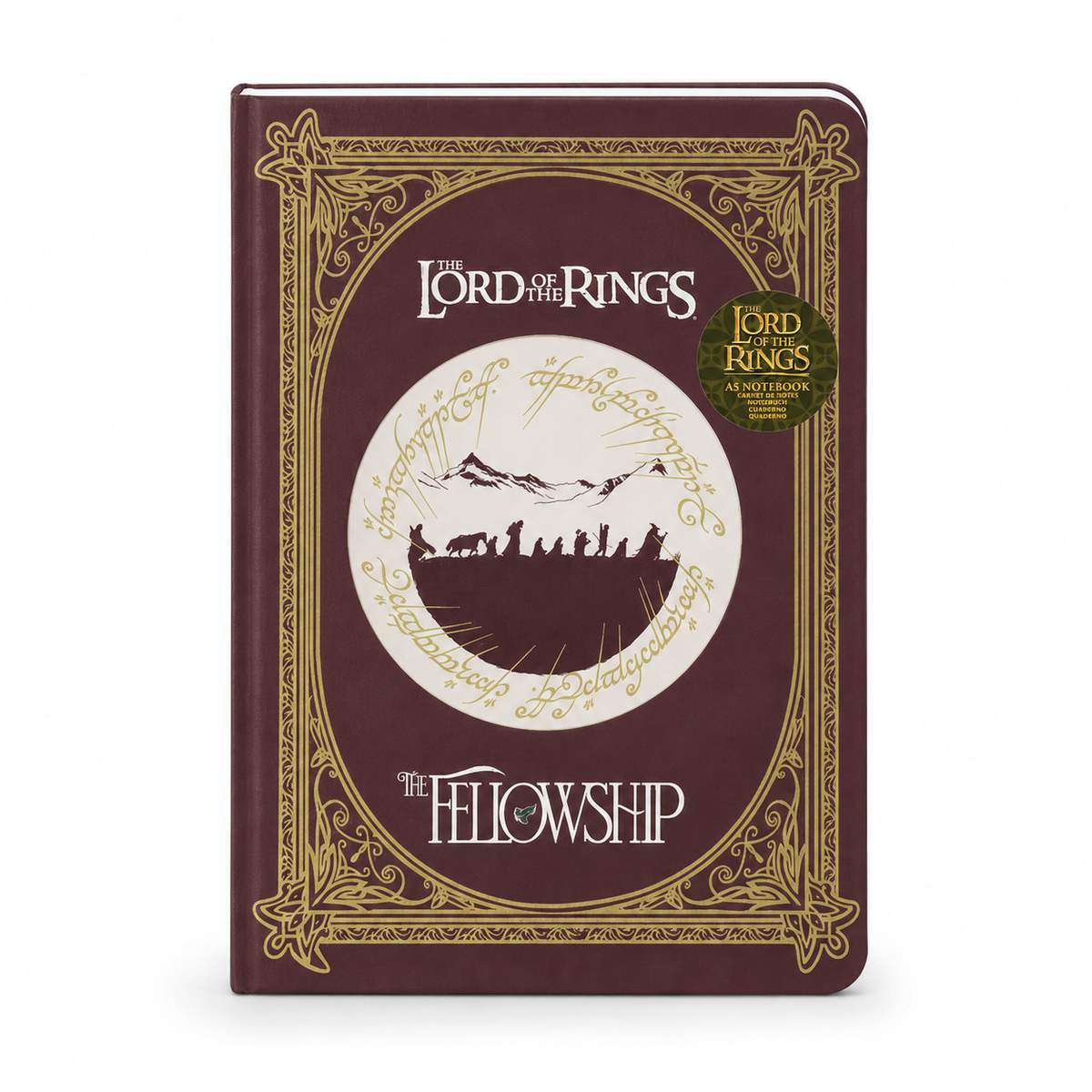 The Lord of the Rings Fellowship A5 Die-Cut Notebook