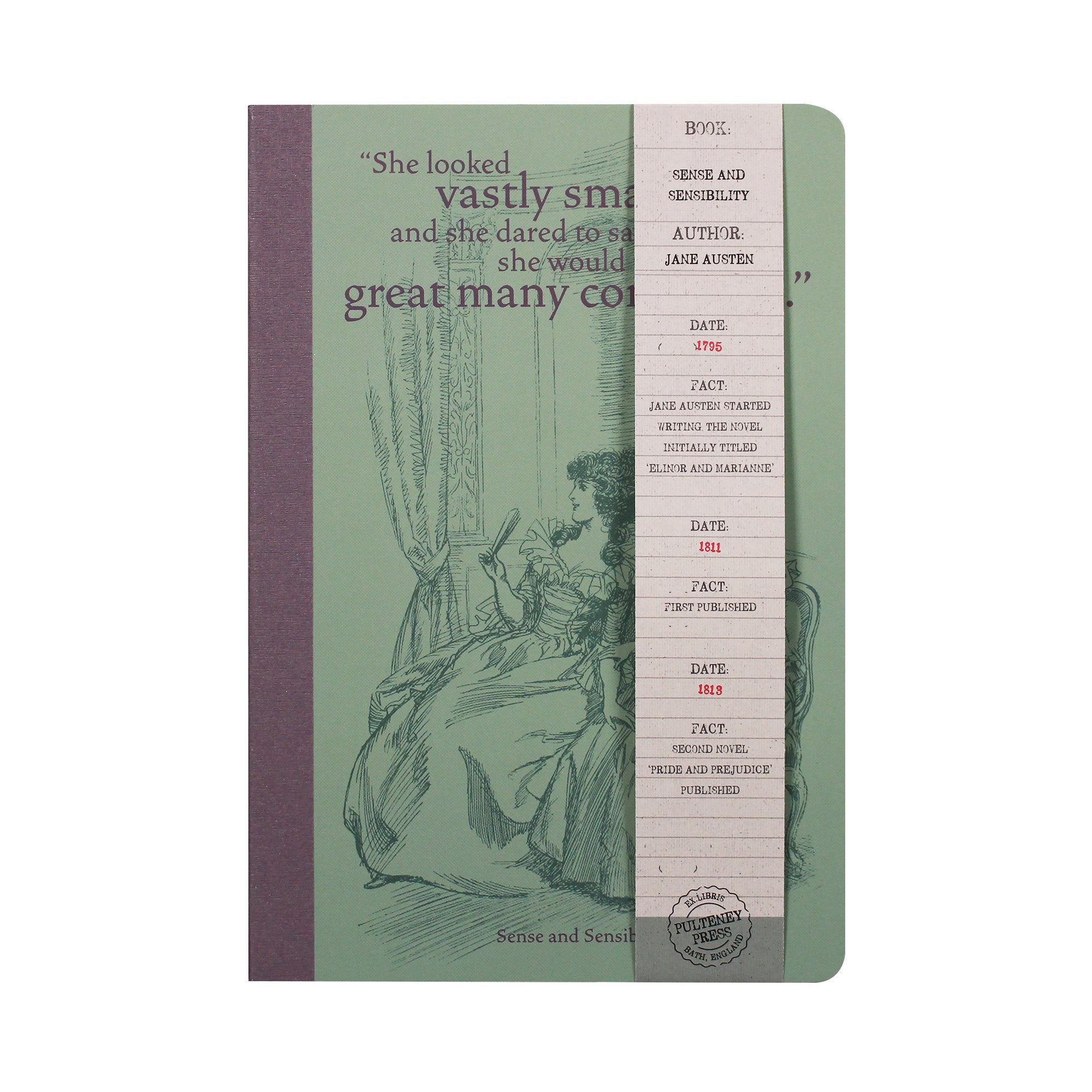 A5 Notebook (Softcover) - Pulteney Press (Jane Austen)