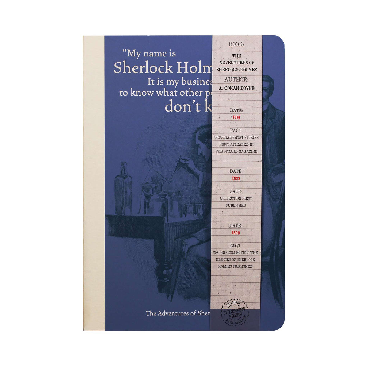 Sherlock Holmes A5 Softcover Notebook from Pulteney Press