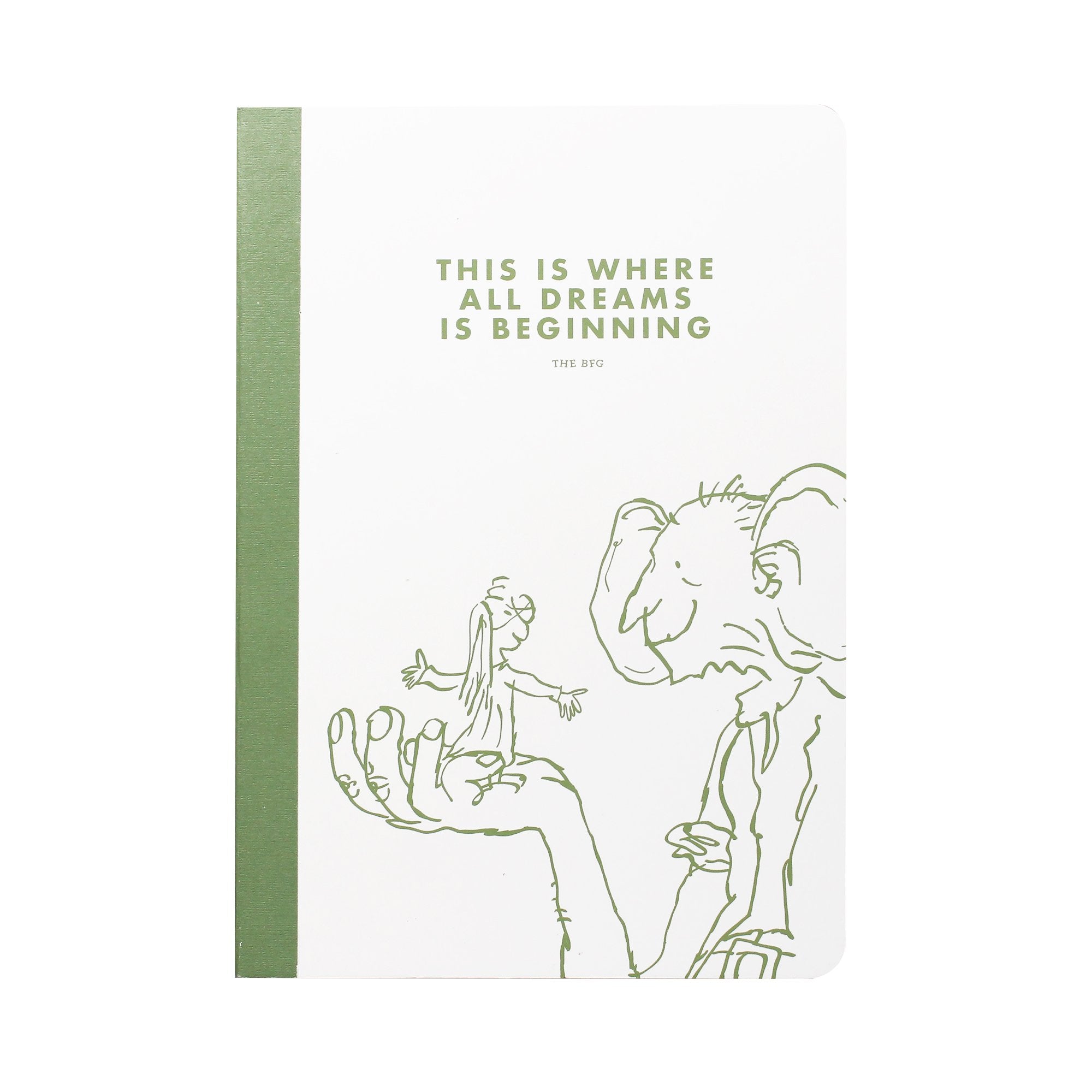 A5 Notebook (Softcover) - Roald Dahl (The BFG)