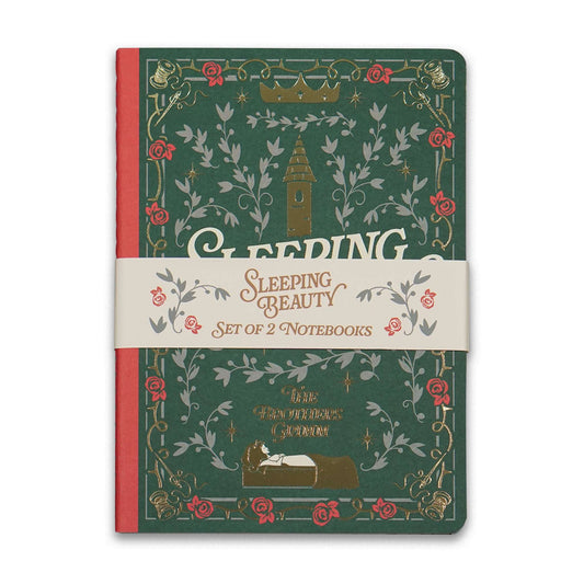Sleeping Beauty Set of 2 Stitch Bound A5 Notebooks from Pulteney Press