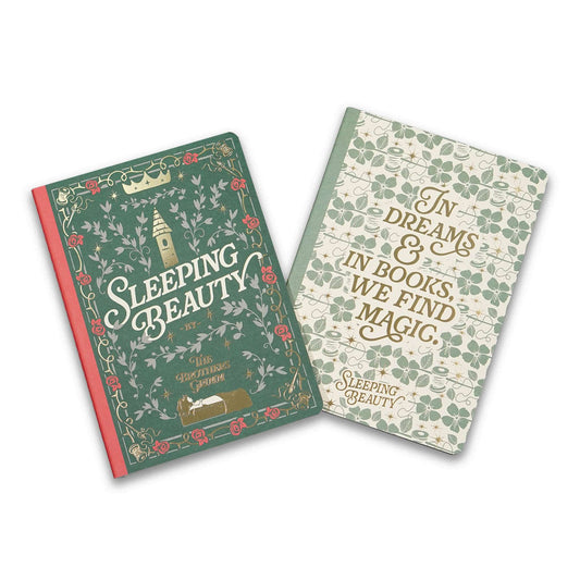 Sleeping Beauty Set of 2 Stitch Bound A5 Notebooks from Pulteney Press