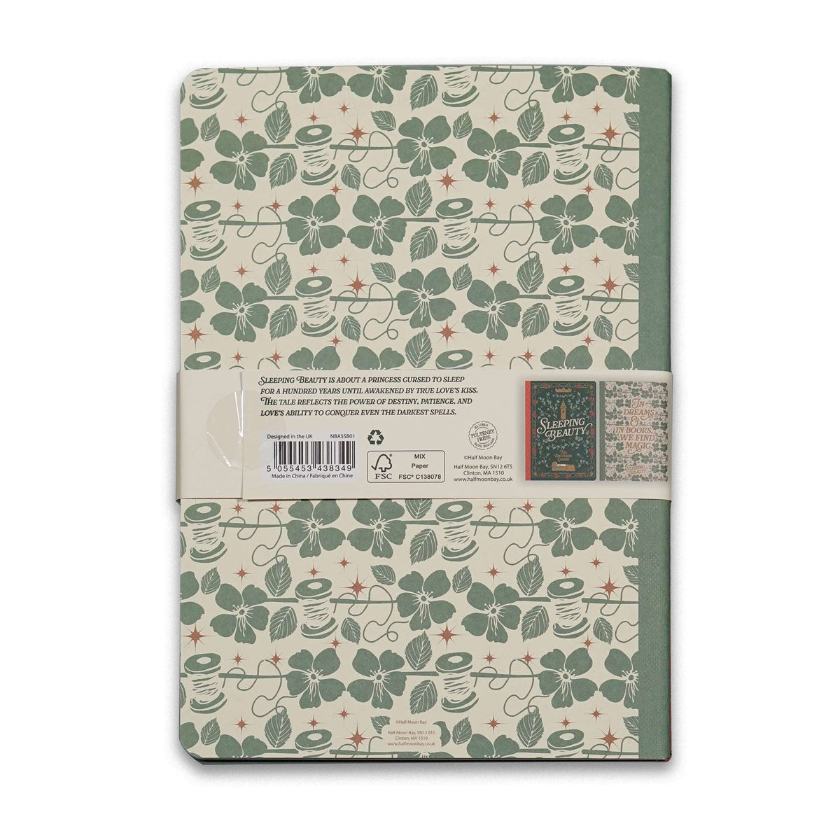 Sleeping Beauty Set of Two A5 Lined Notebooks