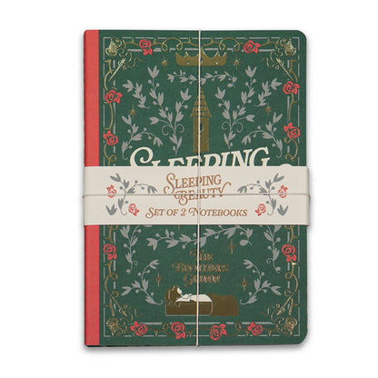 Sleeping Beauty Set of Two A5 Lined Notebooks