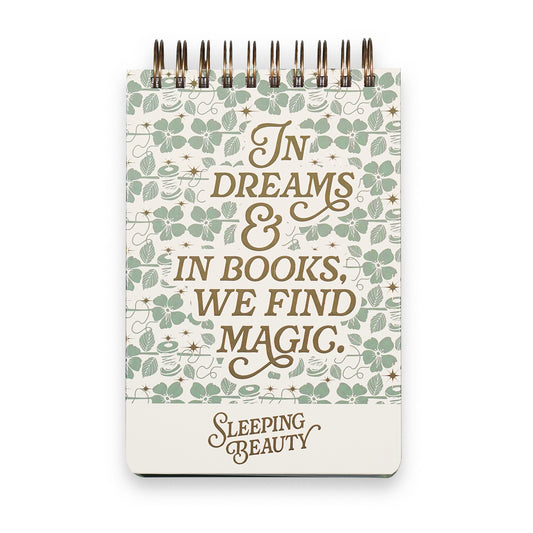 Sleeping Beauty Oversized Spiral Bound Hardback A5 Notebook from Pulteney Press