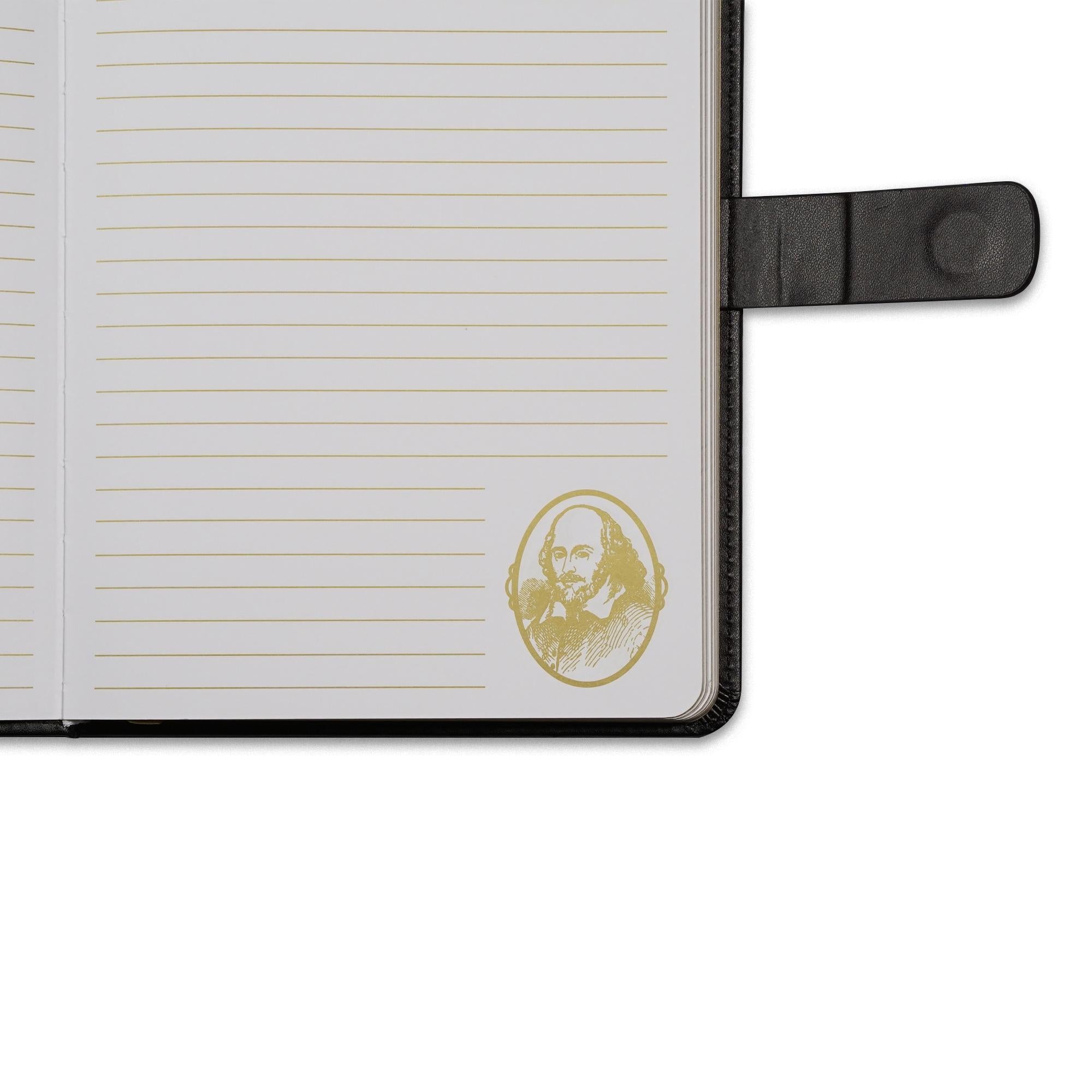 A5 Notebook PU Cover - Shakespeare (World's a Stage)