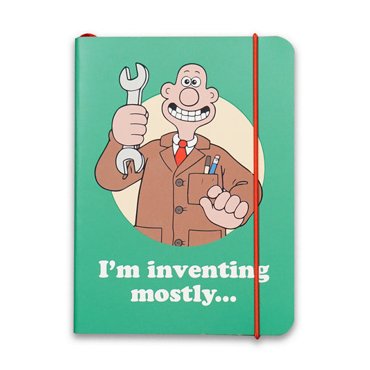 Wallace & Gromit Wallace's 'Inventin' A6 Softcover Notebook