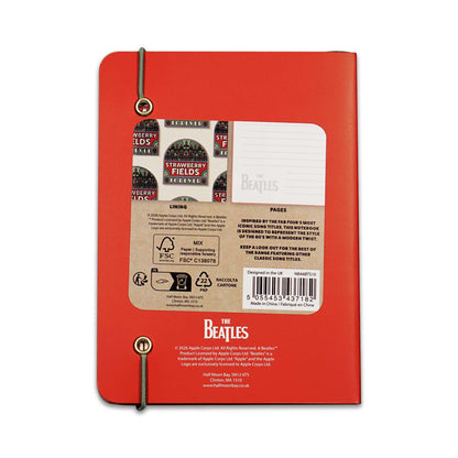 The Beatles Strawberry Fields Sign A6 Softcover Notebook