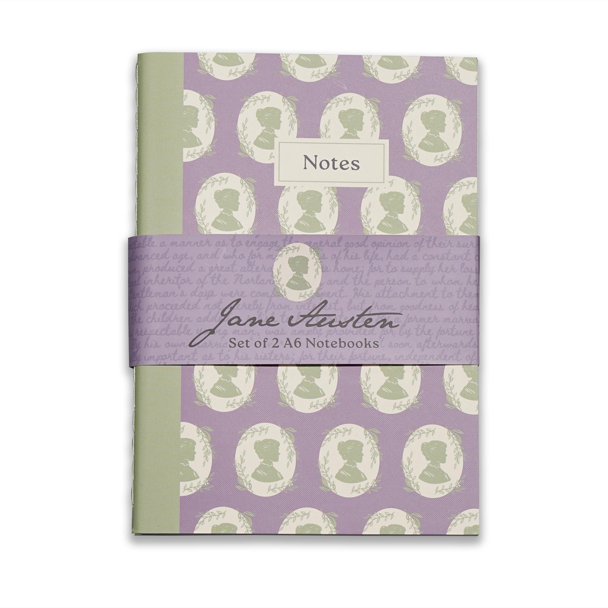 Set of 2 A6 Notebooks - Jane Austen