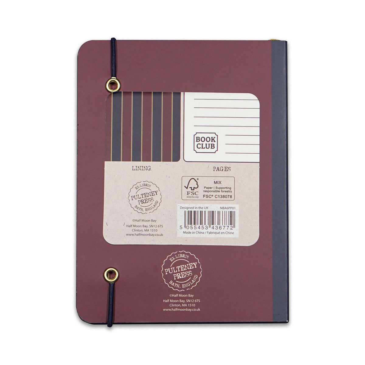 Book Club' Pulteney Press A6 Notebook With Softcover