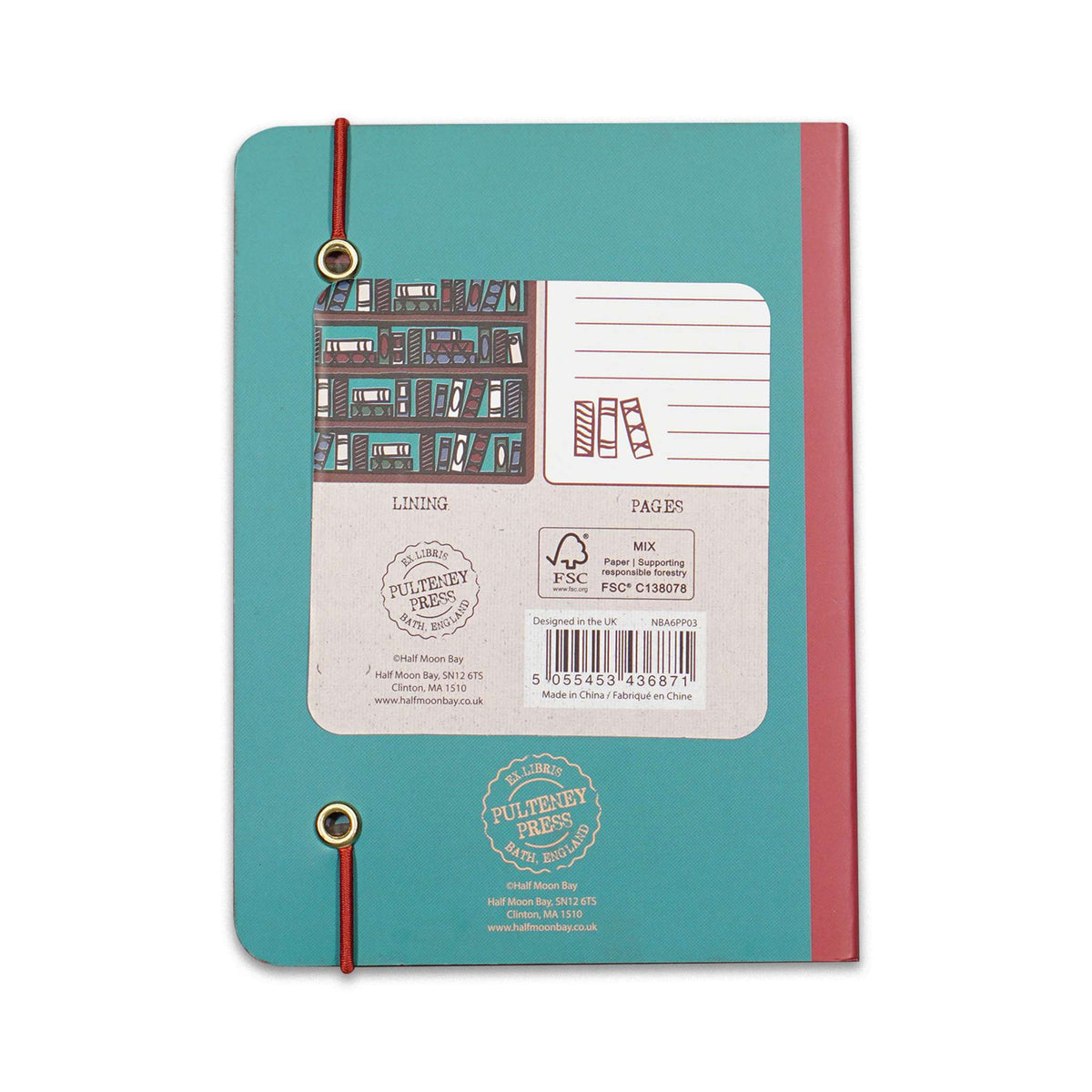 "My Own Personal Library" A6 Softcover Notebook