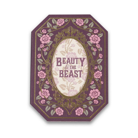 Beauty & The Beast A6 Notebook with Mirror Shaped Die Cut reveal from Pulteney Press