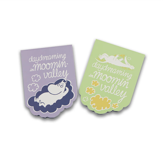 Moomin Daydreaming Set of 2  Shaped Pocket Notebook