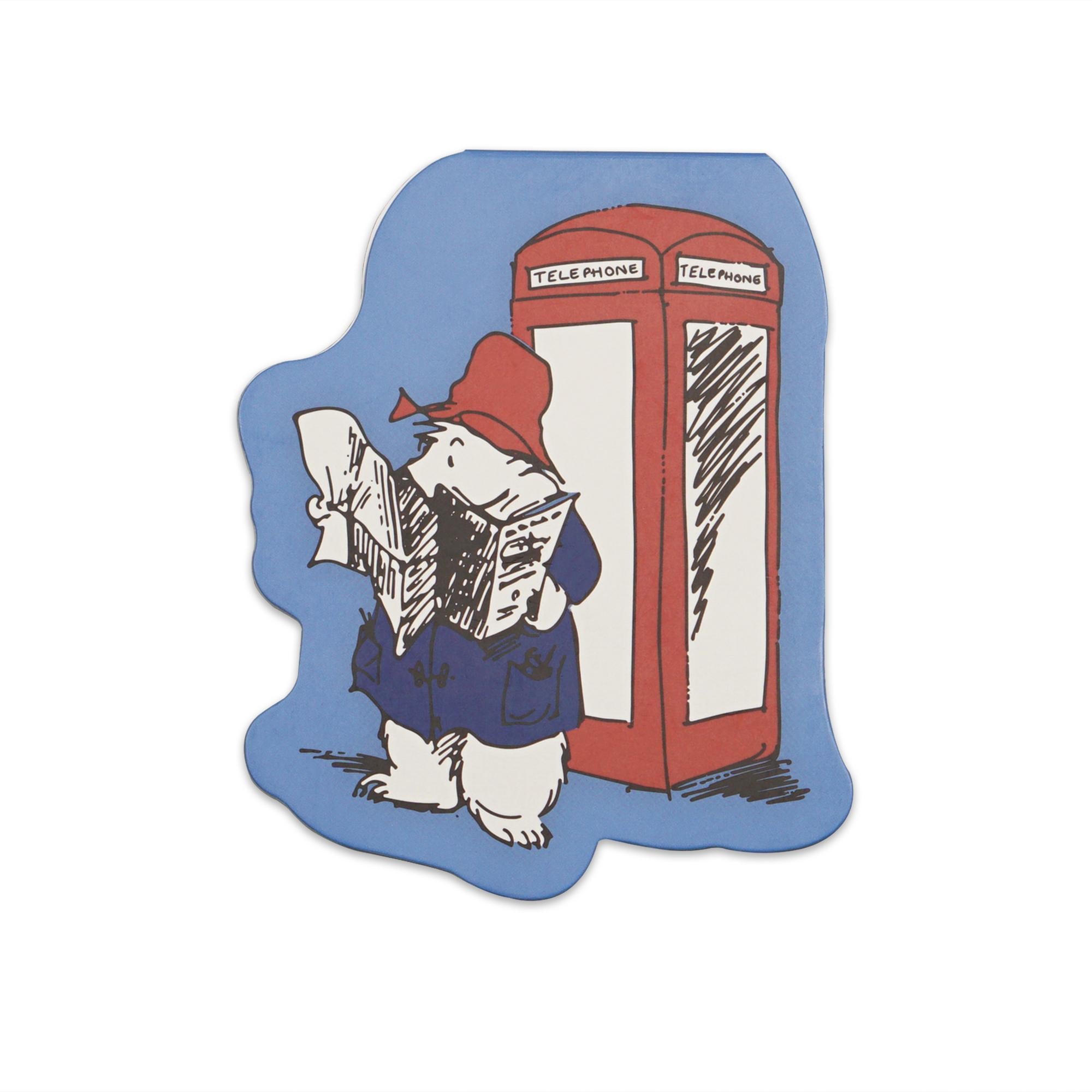 Pocket Notebook Shaped - Paddington (Phone Box)