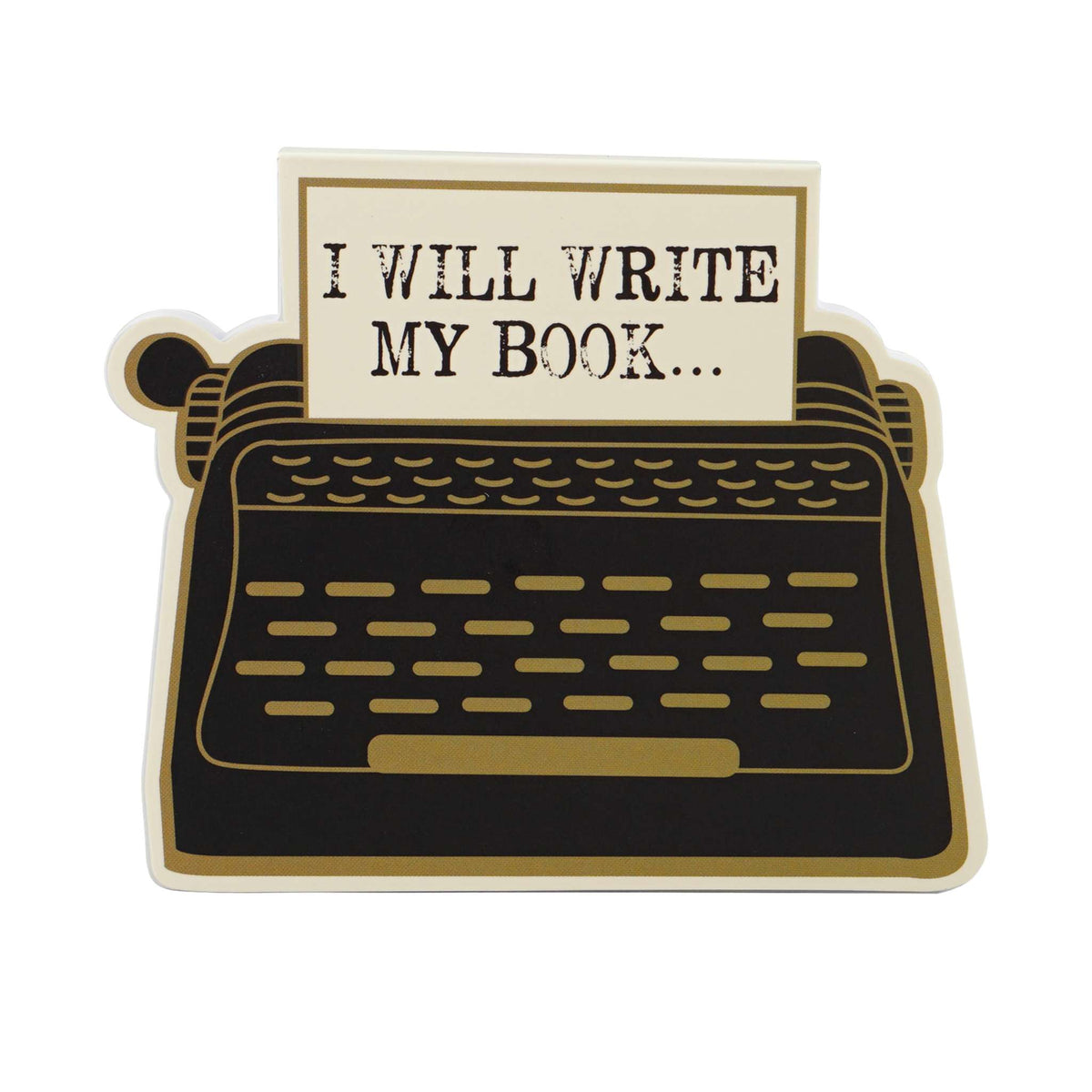 Pocket Notebook Shaped - Pulteney Press (I Will Write)