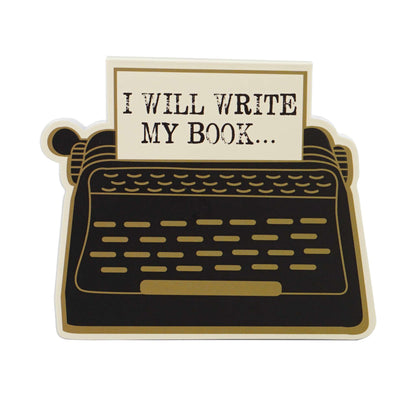 Pocket Notebook Shaped - Pulteney Press (I Will Write)