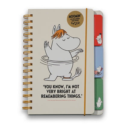Moomin In a Spin A5 Get Organised Spiral Notebook