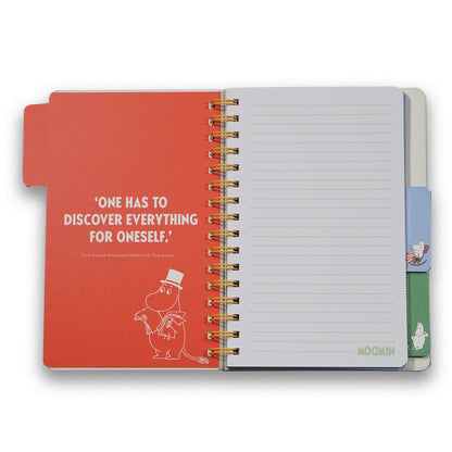 Moomin In a Spin A5 Get Organised Spiral Notebook