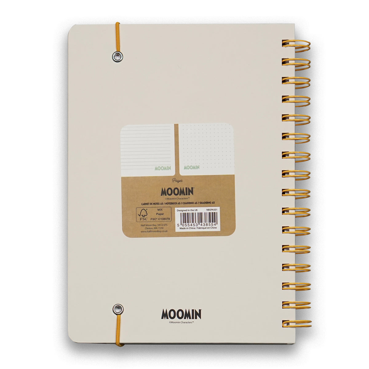 Moomin In a Spin A5 Get Organised Spiral Notebook