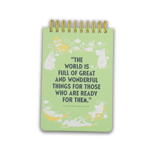 Moomin Daydreaming Oversized Spiral Bound Hardback A5 Notebook