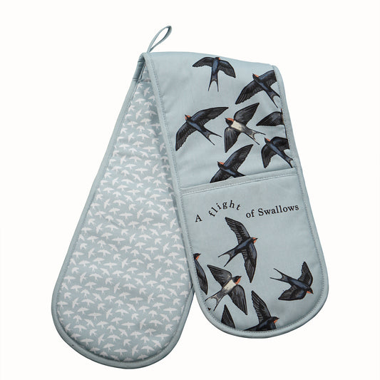Crown of Swallows Double Oven Glove from RSPB