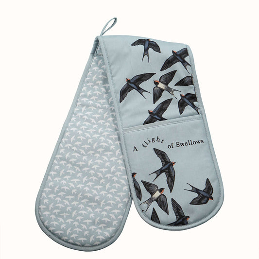 Crown of Swallows Double Oven Glove from RSPB
