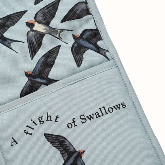 RSPB A Flight of Swallows Double Oven Glove