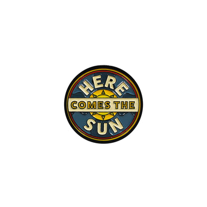 The Beatles Here Comes the Sun Metal & Enamel Pin Badge