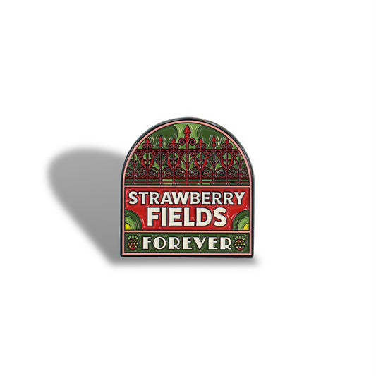 The Beatles Strawberry Fields Enamel Pin Badge