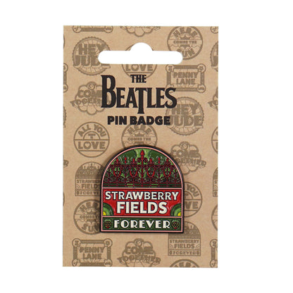 The Beatles Strawberry Fields Sign Metal & Enamel Pin Badge
