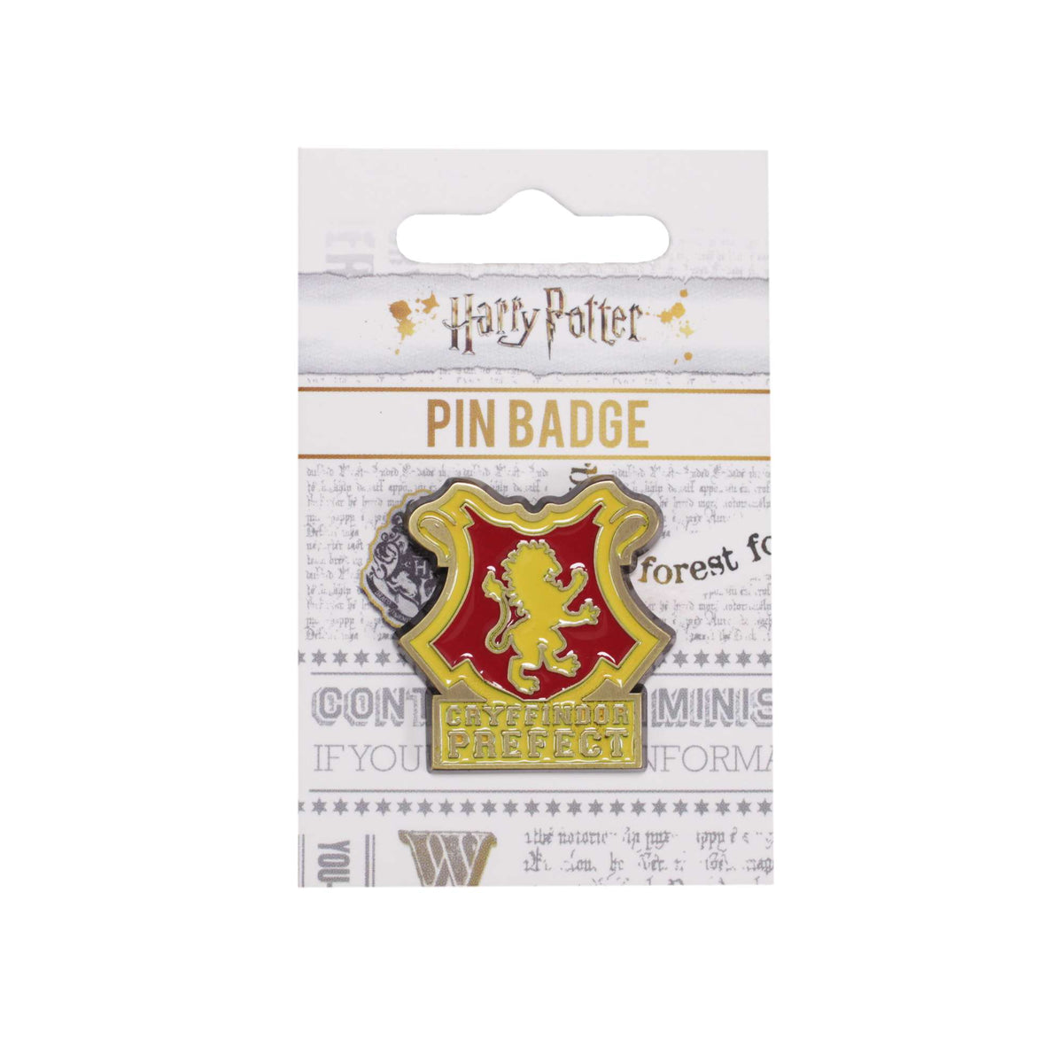 Harry Potter Gryffindor Prefect Pin Badge
