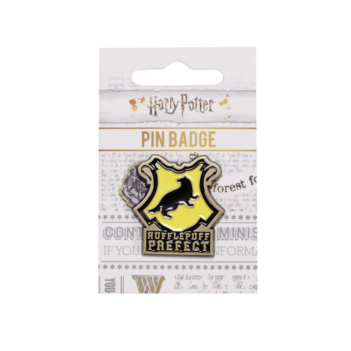 Harry Potter Pin Badge - Hufflepuff Prefect