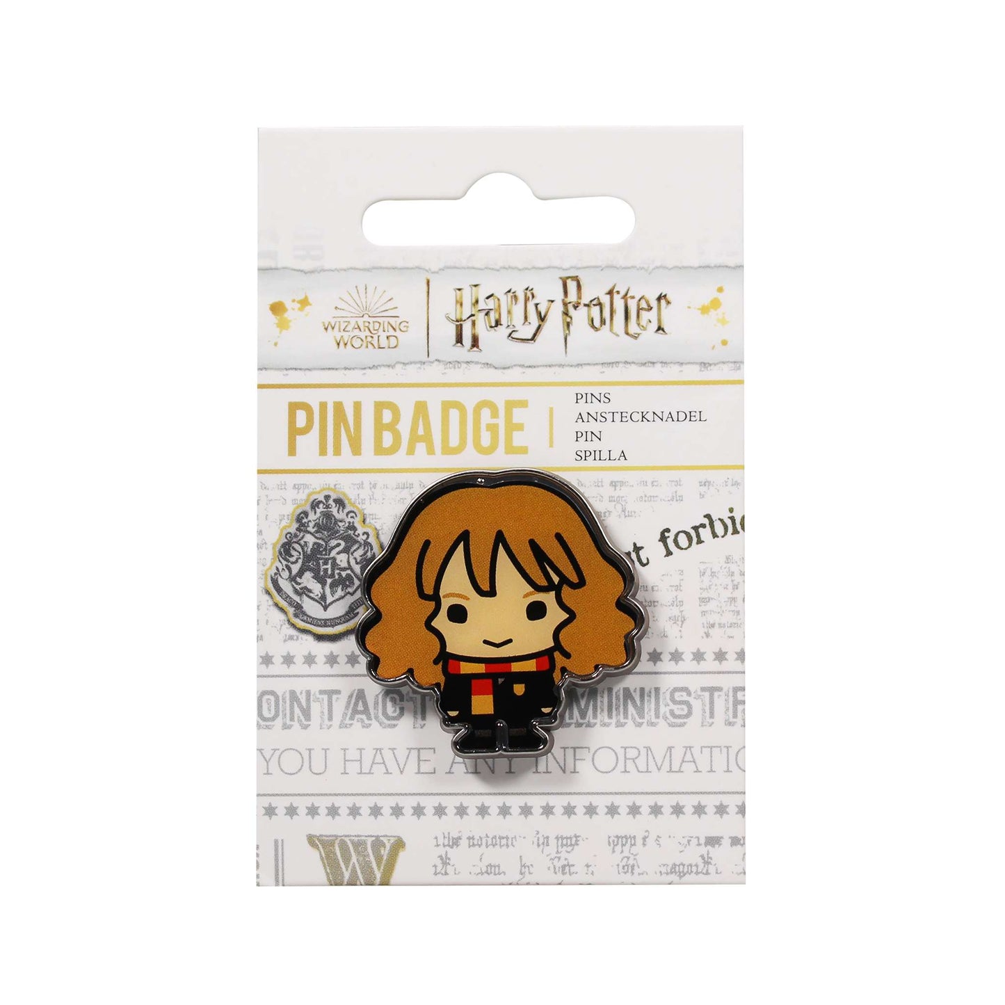 Harry Potter Kawaii Hermione Pin Badge