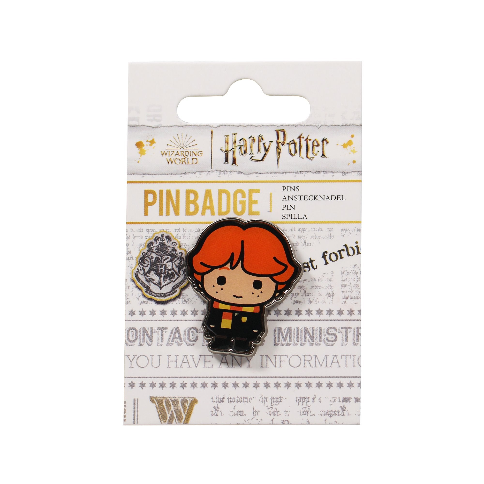 Pin Badge - Harry Potter Kawaii (Ron Weasley)