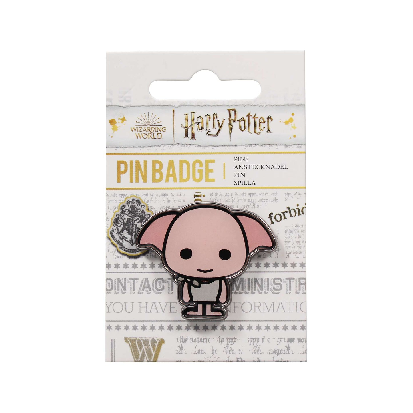 Harry Potter Kawaii Dobby Pin Badge