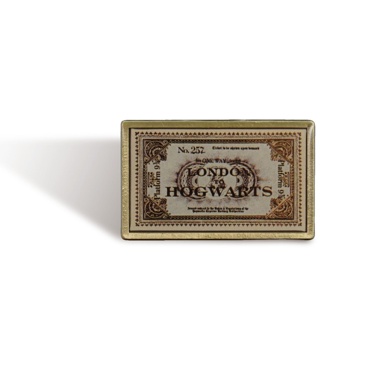 Harry Potter 'London to Hogwarts Ticket' Pin Badge