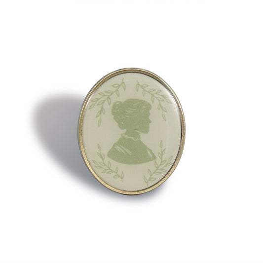 Pin Badge - Jane Austen (Silhouette)
