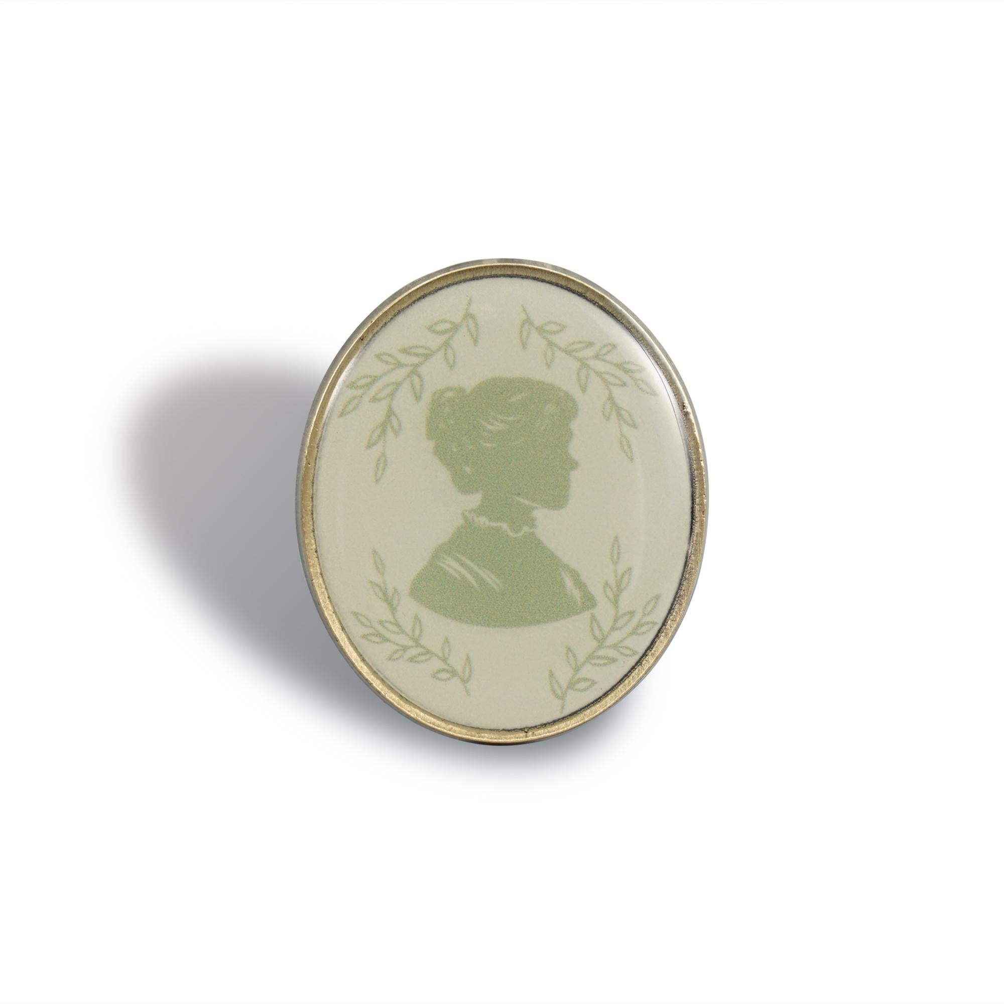 Pin Badge - Jane Austen (Silhouette)