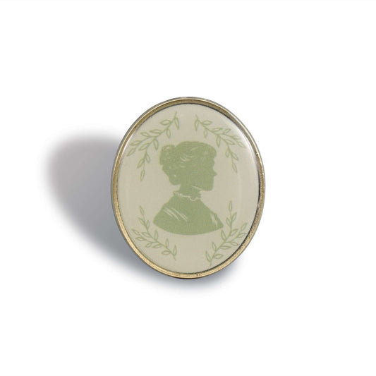 Pin Badge - Jane Austen (Silhouette)