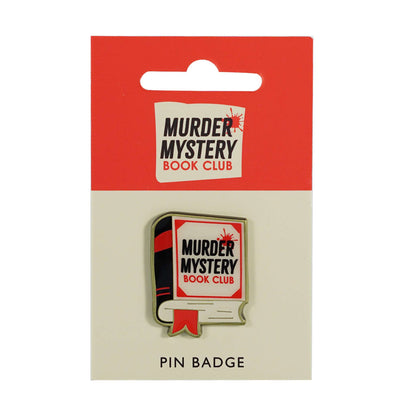 Murder Mystery Book Club Metal & Enamel Pin Badge