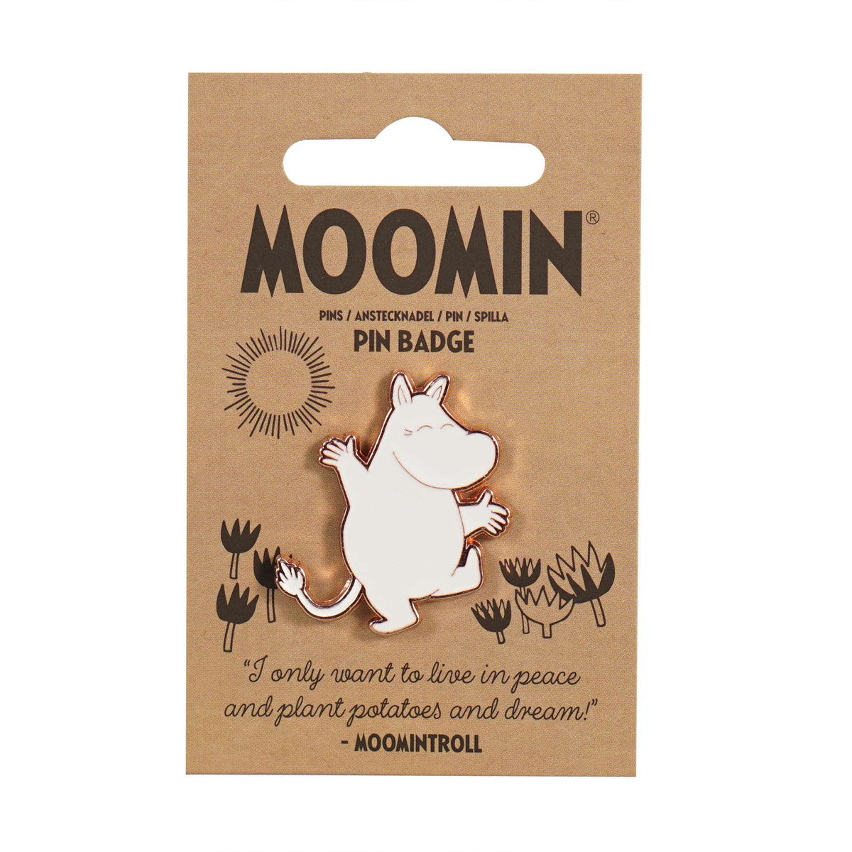 Moomin Moomintroll Enamel Pin Badge