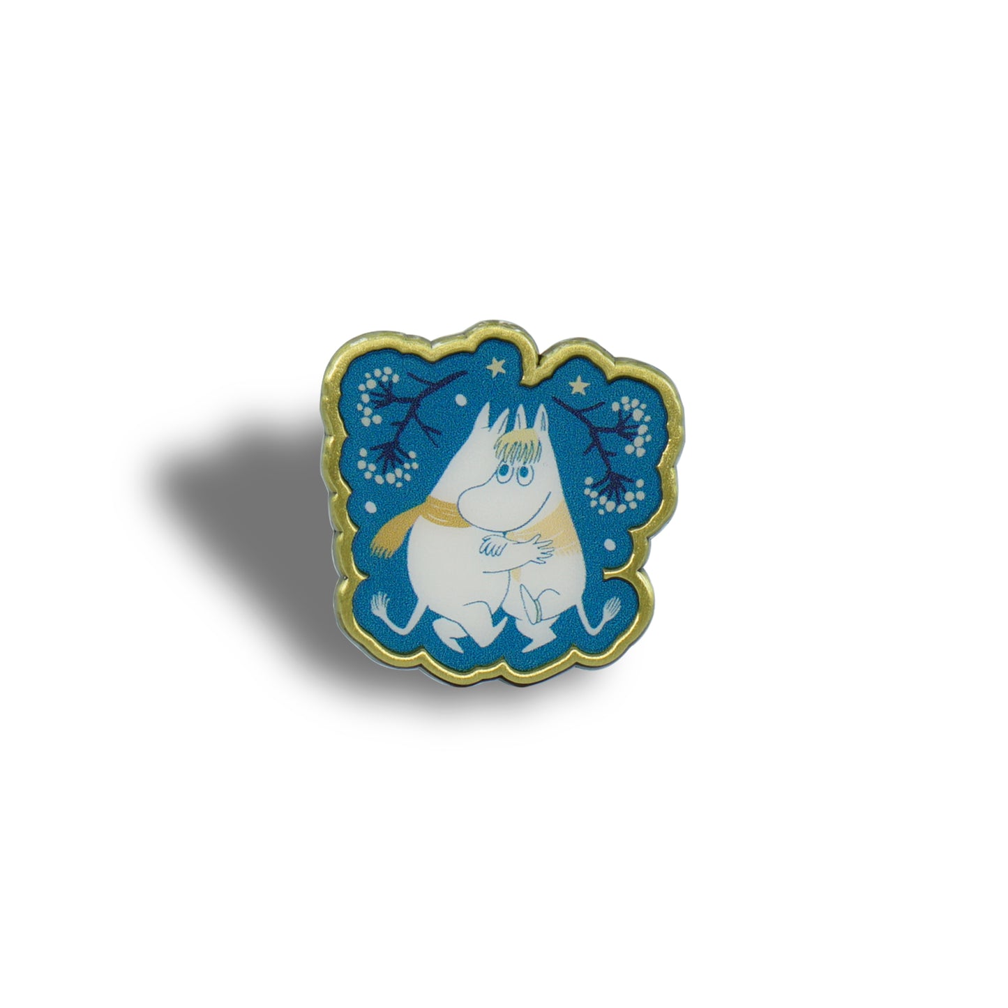 Pin Badge - Moomin (First Snow Hug)