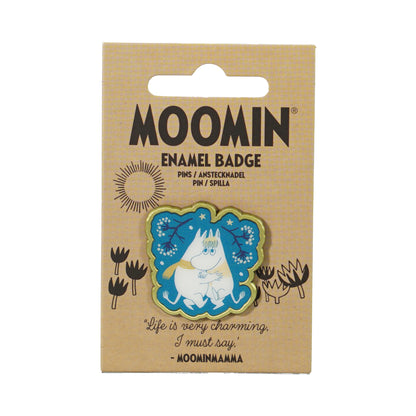 Pin Badge - Moomin (First Snow Hug)